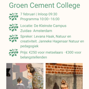 Groen cement college: 7 februari 2026